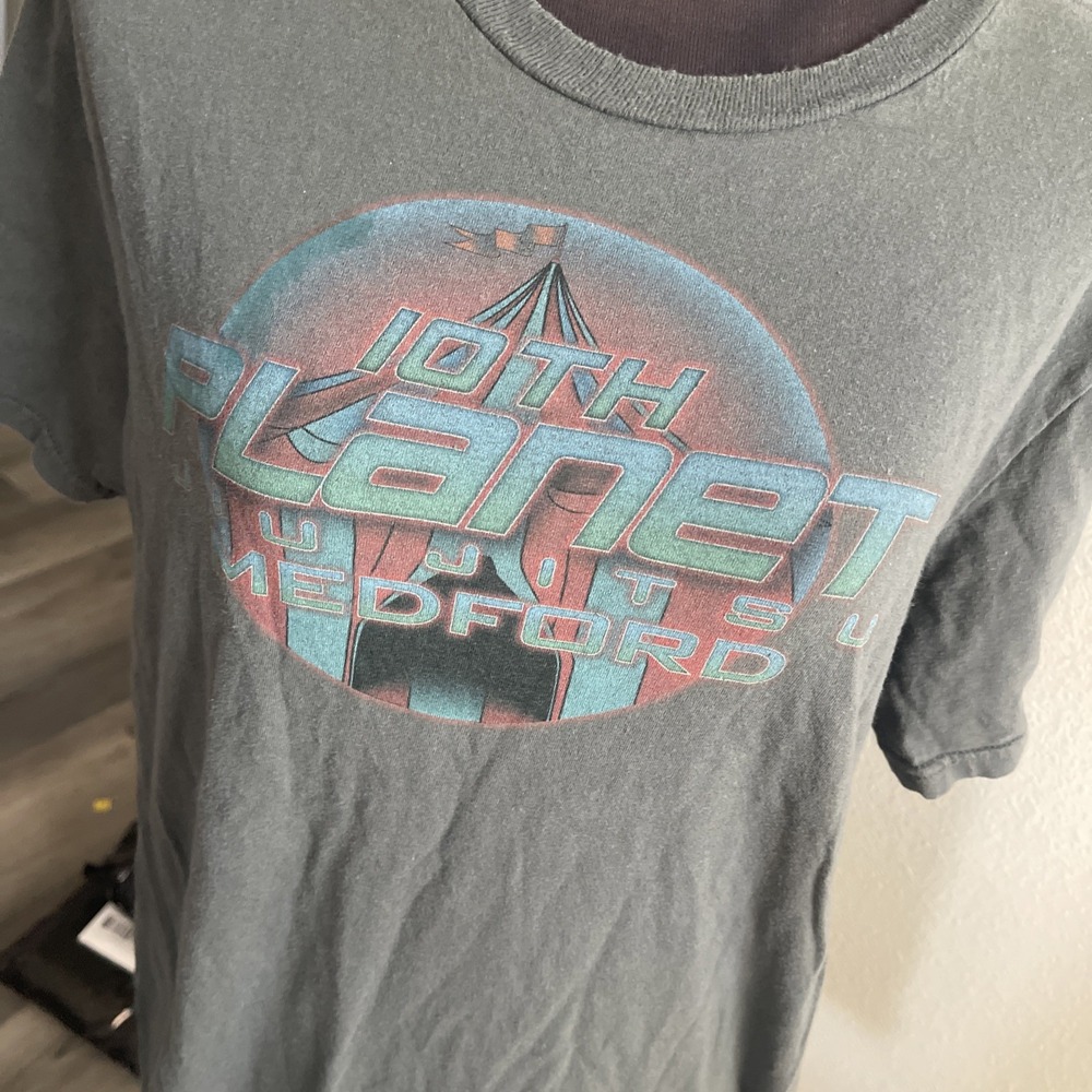 10th Planet Jiu Jitsu Medford Men T Shirt Size M Green - Picture 2 of 12
